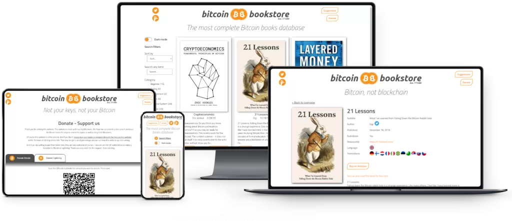 BitcoinBookstore.io - Bitcoin Boeken Database