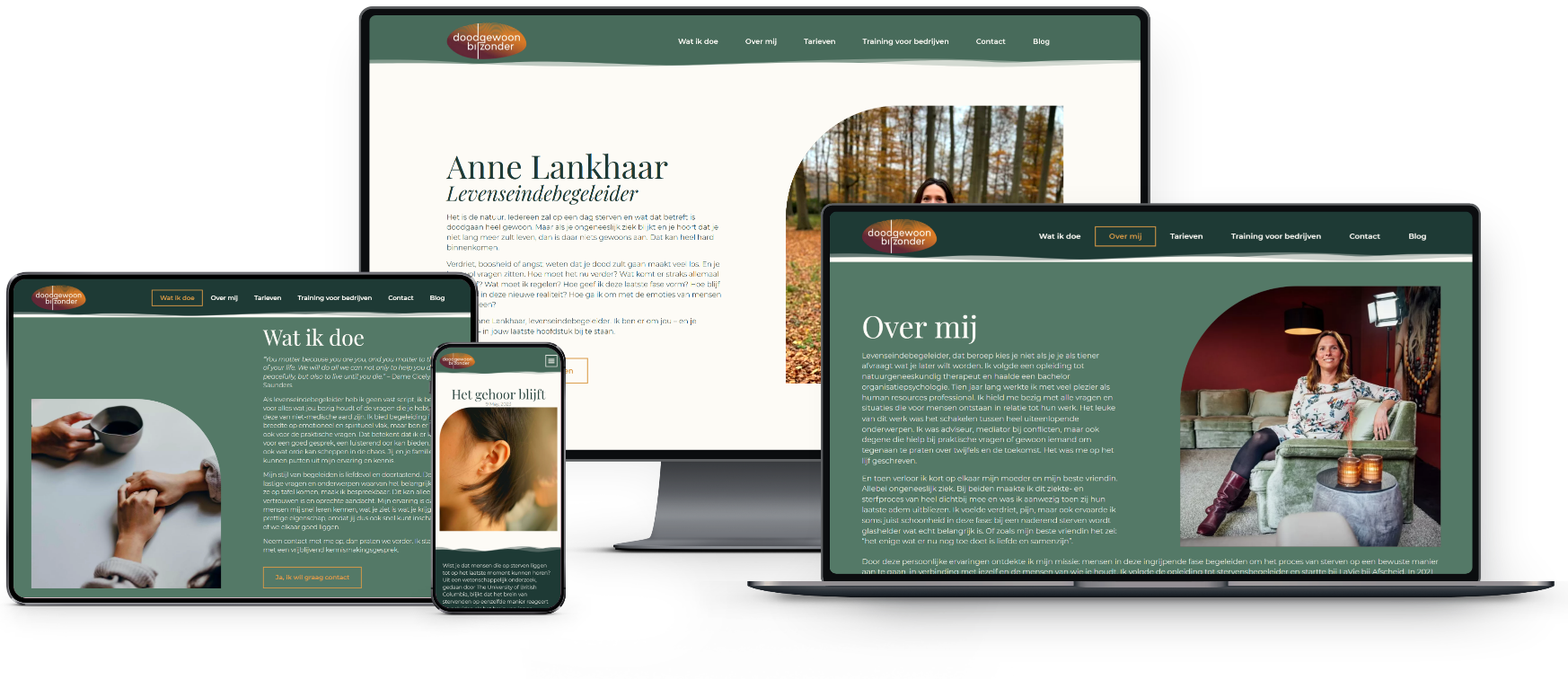 Doodgewoon-Bijzonder.nl - Levenseindebegeleider Anne