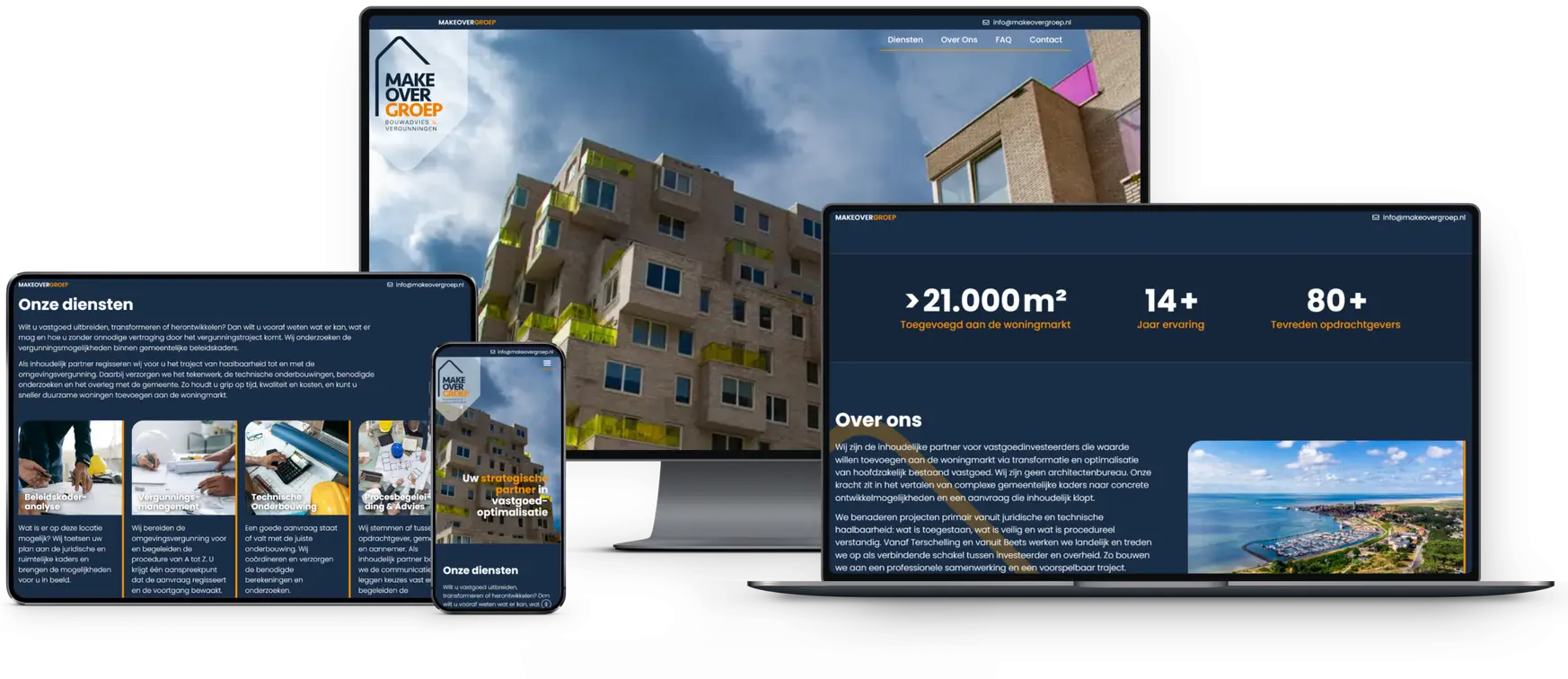 MakeoverGroep - OnePage+